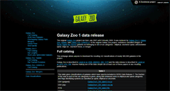 Desktop Screenshot of data.galaxyzoo.org
