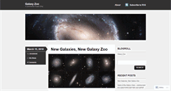 Desktop Screenshot of blog.galaxyzoo.org