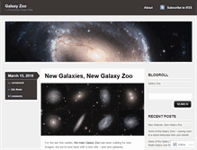 Tablet Screenshot of blog.galaxyzoo.org